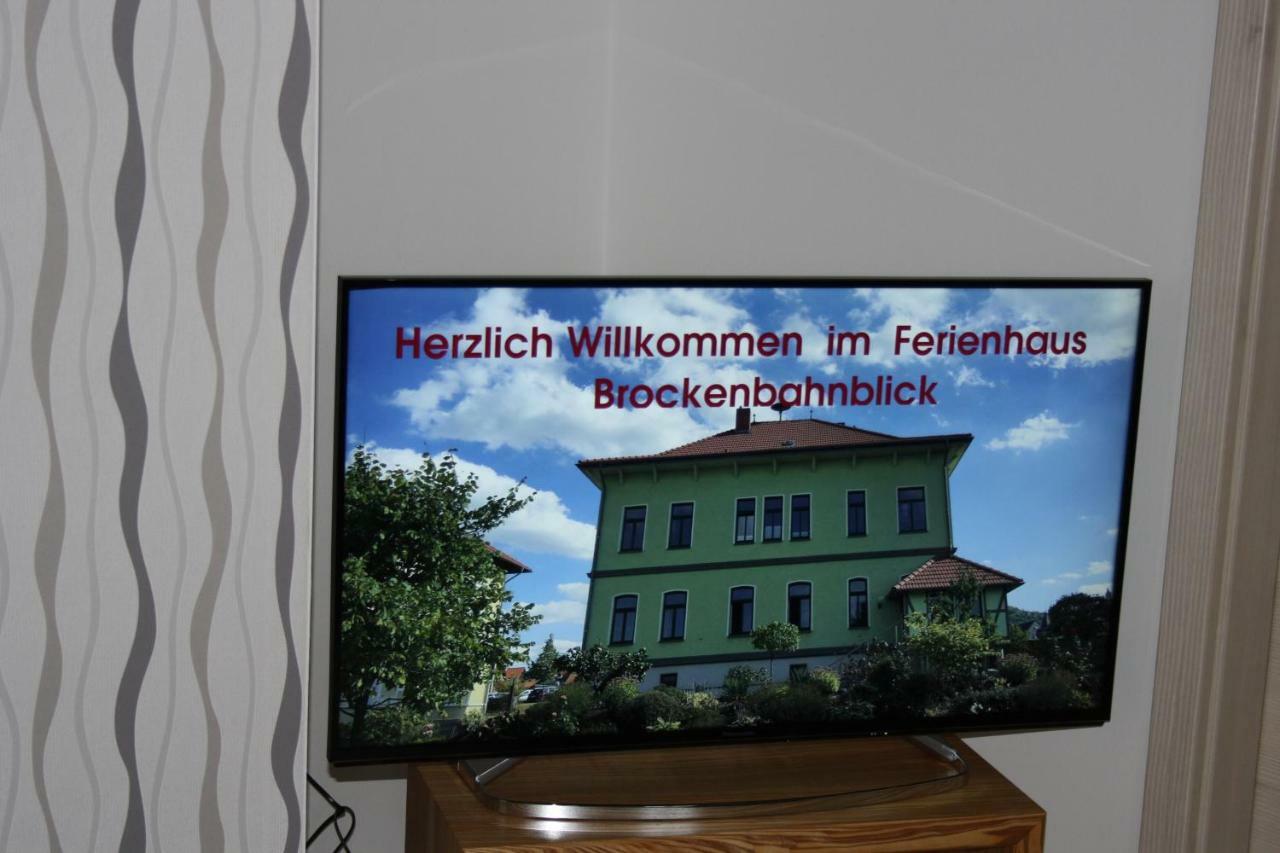 Ferienhaus Brockenbahnblick Wernigerode Exteriör bild